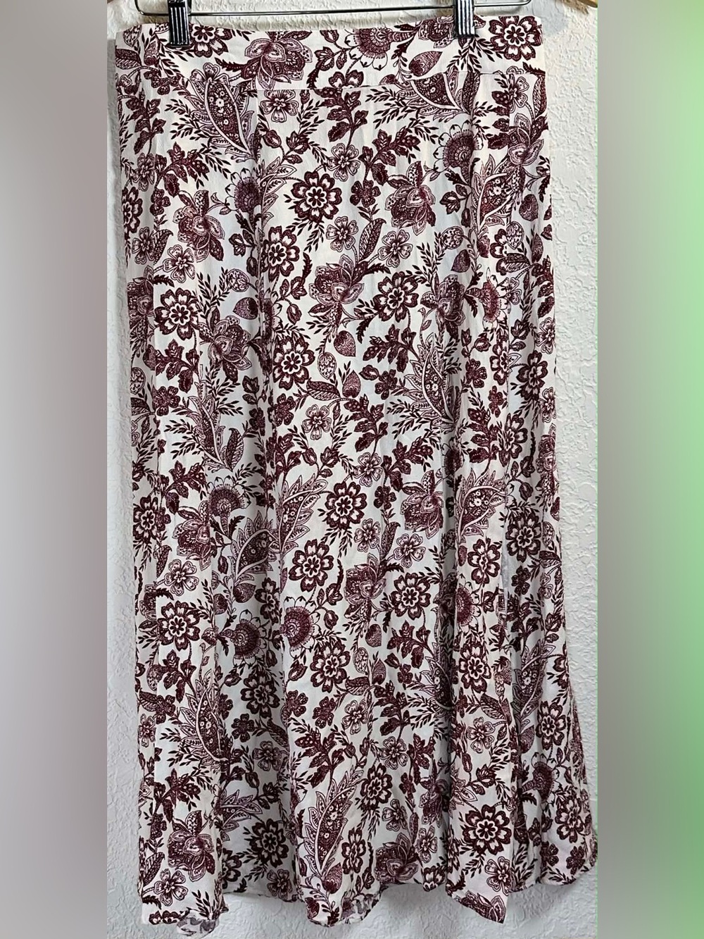 Sezane Tabata Skirt Ghalia Ecru Print - Picture 5 of 8